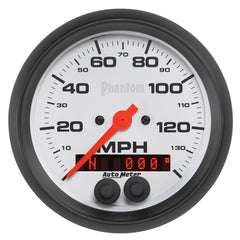 AutoMeter - Autometer Phantom 3-3/8in 140 MPH In-Dash Full Sweep Speedometer w/ GPS Rally Nav Display - Demon Performance