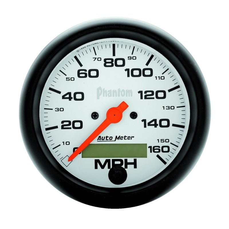 AutoMeter - Autometer Phantom 3-3/8in 160 MPH In-Dash Electric Programmable Speedometer - Demon Performance