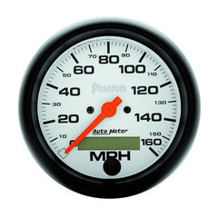 AutoMeter - Autometer Phantom 3-3/8in 160 MPH In-Dash Electric Programmable Speedometer - Demon Performance