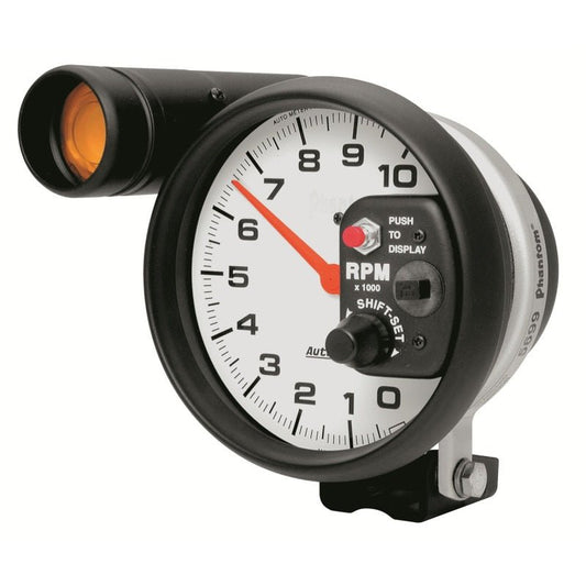 AutoMeter - Autometer Phantom 5 inch 10000 RPM Shift-Lite Tach - Demon Performance
