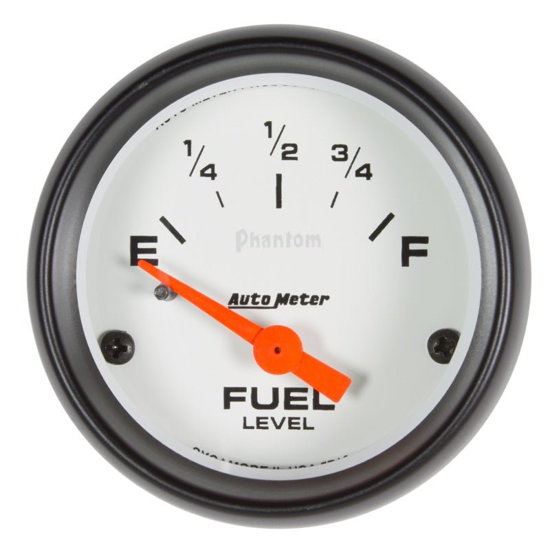 AutoMeter - Autometer Phantom Gauge Fuel Level 2 1/16in 73e To 10f(Aftermarket Linear) Elec Phantom - Demon Performance
