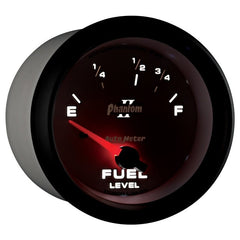 AutoMeter - Autometer Phantom II 2-5/8in / 73 Ohms Empty - 10 Ohms Full Electrical Fuel Level Gauge - Demon Performance