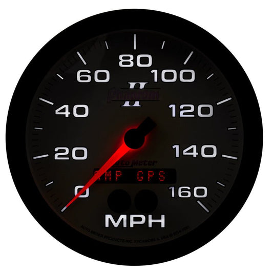 AutoMeter - Autometer Phantom II 5in 0-140MPH In-Dash Electronic GPS Programmable Speedometer - Demon Performance