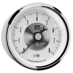 AutoMeter - Autometer Prestige Pearl Series - Tachometer 3 3/8in 8K RPM In-Dash - Demon Performance