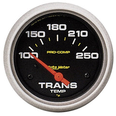 AutoMeter - Autometer Pro-Comp 2 5/8in 100-250 F Electric Transmission Temperature Gauge - Demon Performance