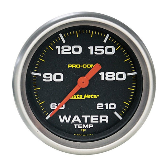 AutoMeter - Autometer Pro Comp 60-210 Deg F Full Sweep Electronic Water Temperature Low Temp Gauge - Demon Performance