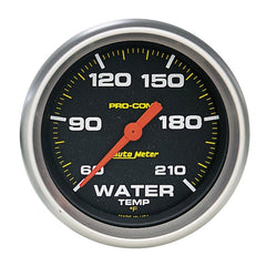 AutoMeter - Autometer Pro Comp 60-210 Deg F Full Sweep Electronic Water Temperature Low Temp Gauge - Demon Performance