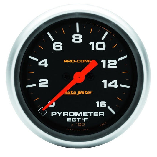 AutoMeter - Autometer Pro Comp Full Sweep Electronic 1600F Pyrometer Gauge - Demon Performance