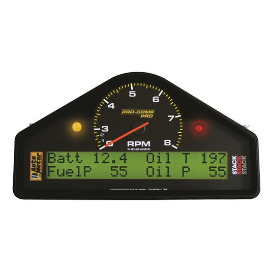 AutoMeter - Autometer Pro-Comp Race Dash RPM/Speed/Oil Press & Temp/WaterTemp/Fuel Pressure/Battery Volt Gauge - Demon Performance