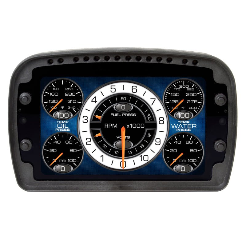 AutoMeter - Autometer Racing Instrument Display Color LCD Including Shift and Alarm Lights Datalogging CD7 - Demon Performance