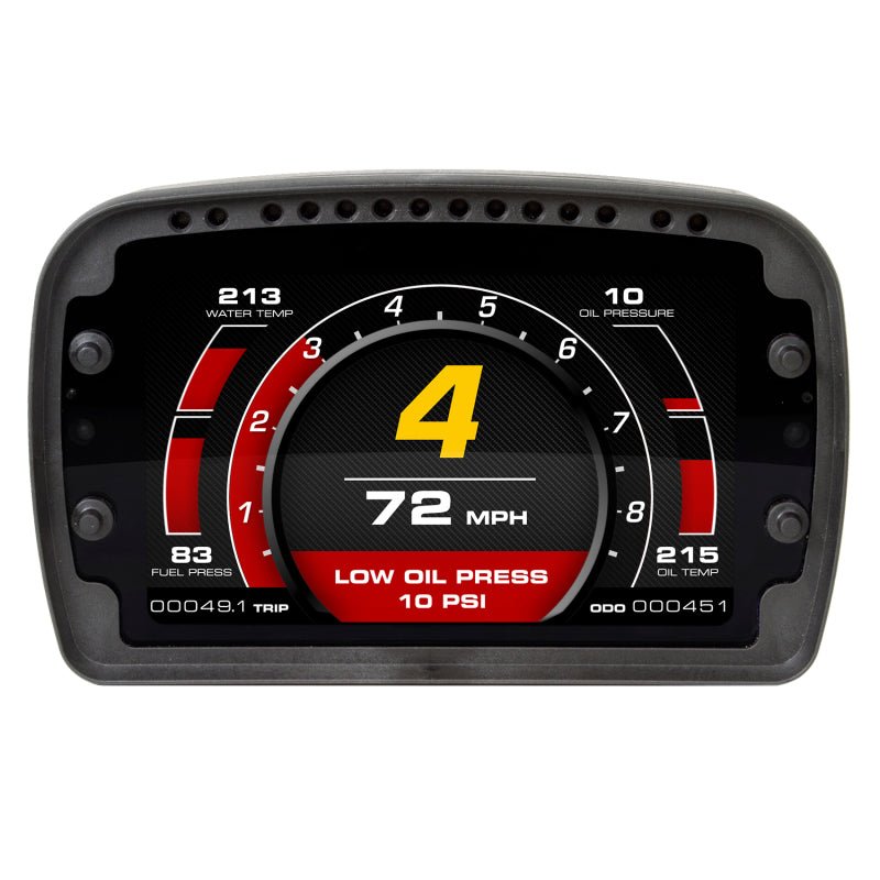AutoMeter - Autometer Racing Instrument Display Color LCD Including Shift and Alarm Lights Datalogging CD7 - Demon Performance