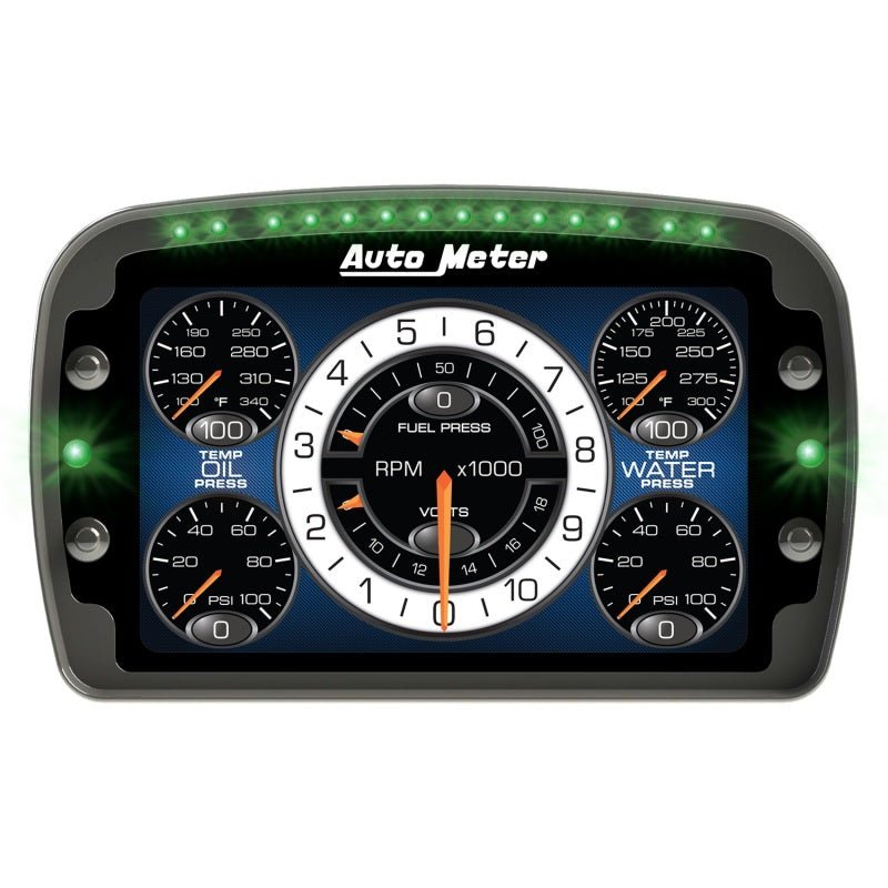 AutoMeter - Autometer Racing Instrument Display Color LCD Including Shift and Alarm Lights Datalogging CD7 - Demon Performance