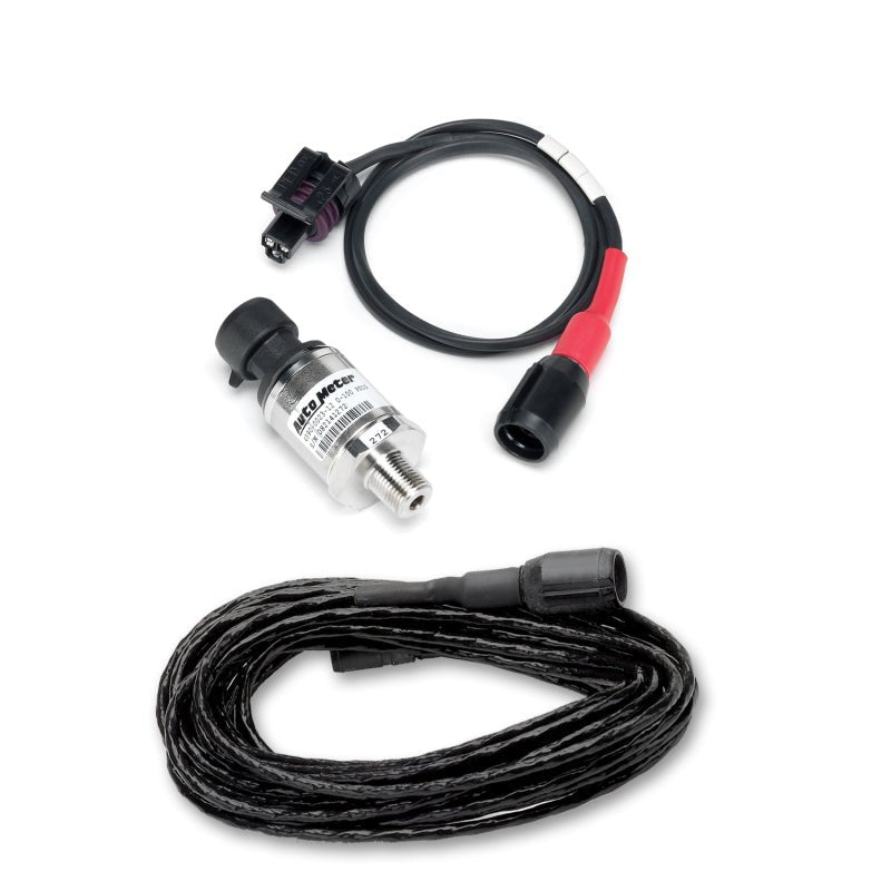 AutoMeter - AutoMeter Sensor Kit Pressure 100PSI 8ft. Harness For Ultimate Dl - Demon Performance