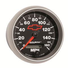 AutoMeter - Autometer Speedometer 3-3/8in, 0-160 MPH, Elec. Programmable - Bowtie Black - Demon Performance