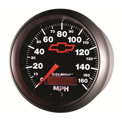 AutoMeter - Autometer Speedometer 3-3/8in, 0-160 MPH, Elec. Programmable - Bowtie Black - Demon Performance