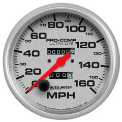 AutoMeter - Autometer Speedometer 5in - 160 MPH Mechanical Ultra- Lite - Demon Performance