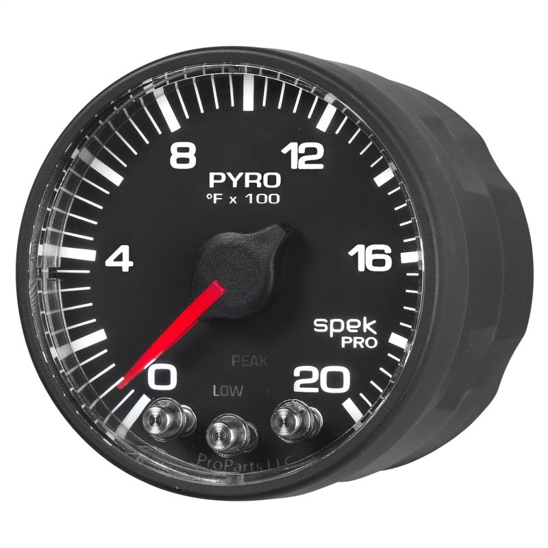 AutoMeter - Autometer Spek-Pro 52.4mm 0-2000F Digital Stepper Motor Pyrometer Gauge - Demon Performance