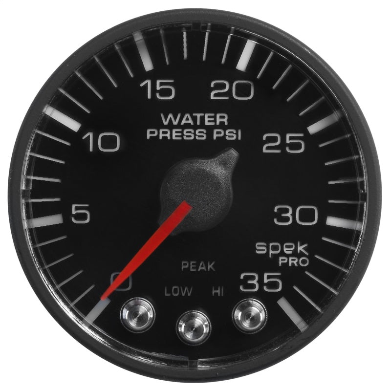 AutoMeter - Autometer Spek-Pro 52.4mm 0-35 PSI Digital Stepper Motor Water Pressue Gauge - Demon Performance