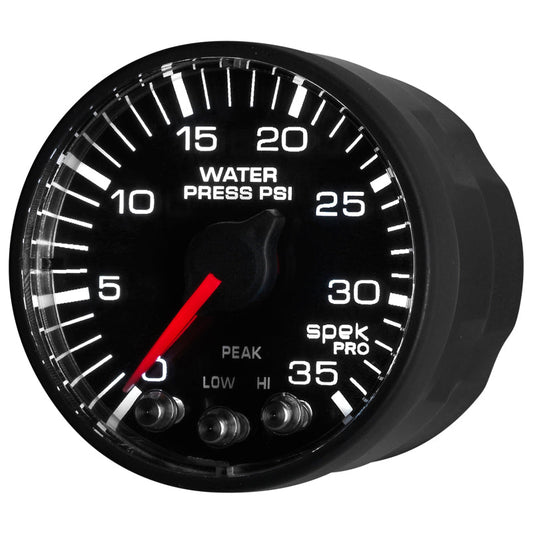 AutoMeter - Autometer Spek-Pro 52.4mm 0-35 PSI Digital Stepper Motor Water Pressue Gauge - Demon Performance