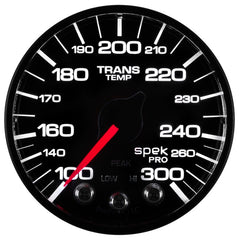 AutoMeter - Autometer Spek-Pro 52.4mm 100-300 Deg F Digital Stepper Motor Trans Temp Gauge - Demon Performance