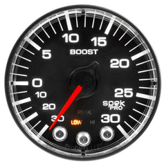 AutoMeter - Autometer Spek-Pro 52.4mm 30inHG-30PSI Digital Stepper Motor Vac/Boost Gauge - Demon Performance