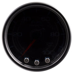 AutoMeter - Autometer Spek-Pro Gauge Fuel Press 2 1/16in 100psi Stepper Motor W/Peak & Warn Blk/Smoke/Blk - Demon Performance