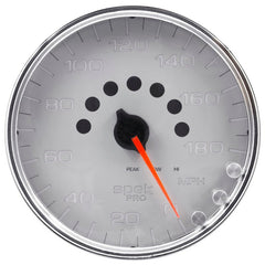 AutoMeter - Autometer Spek-Pro Gauge Speedometer 5in 180 Mph Elec. Programmable Silver/Chrome - Demon Performance