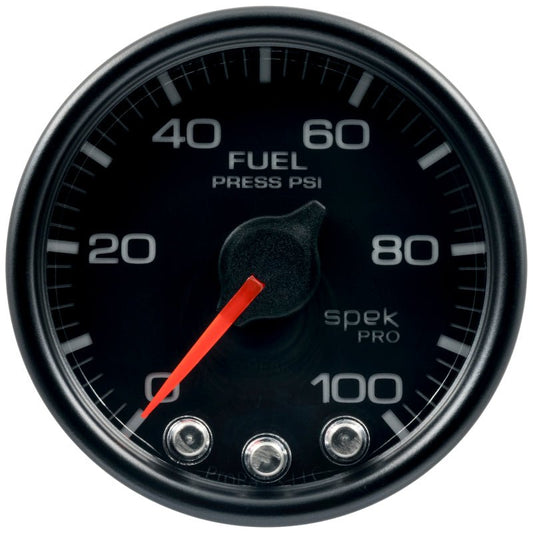 AutoMeter - Autometer Spek-Pro - Nascar 2-1/16in Fuel Press 0-100 psi Bcb Ecu - Demon Performance