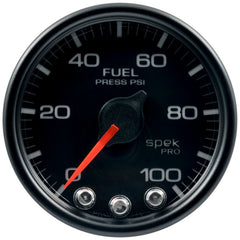 AutoMeter - Autometer Spek-Pro - Nascar 2-1/16in Fuel Press 0-100 psi Bcb Ecu - Demon Performance