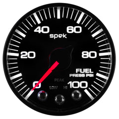 AutoMeter - Autometer Spek-Pro - Nascar 2-1/16in Fuel Press 0- 100 psi Bfb Ecu - Demon Performance