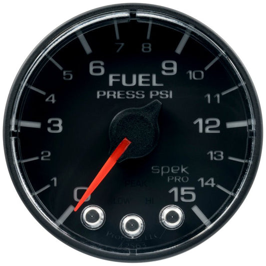 AutoMeter - Autometer Spek-Pro - Nascar 2-1/16in Fuel Press 0-15 psi Bfb Ecu - Demon Performance