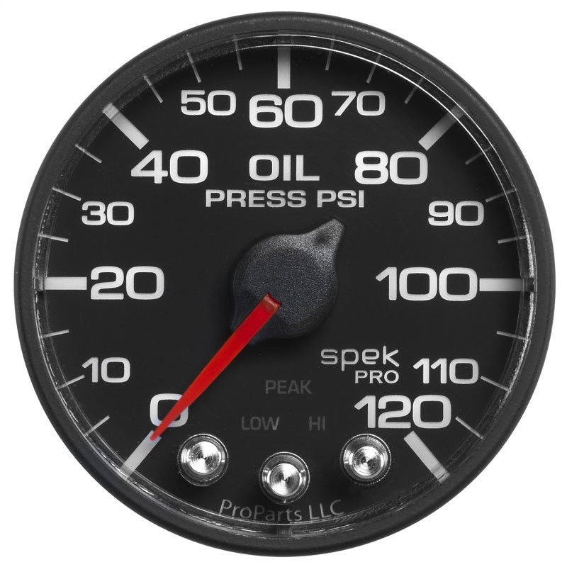 AutoMeter - Autometer Spek-Pro - Nascar 2-1/16in Oil Press 0-120 psi Bfb Ecu - Demon Performance