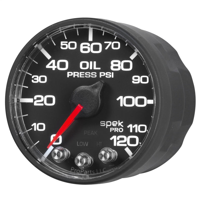 AutoMeter - Autometer Spek-Pro - Nascar 2-1/16in Oil Press 0-120 psi Bfb Ecu - Demon Performance