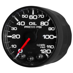 AutoMeter - Autometer Spek-Pro - Nascar 2-1/16in Oil Press 0-120 psi Bfb Ecu - Demon Performance