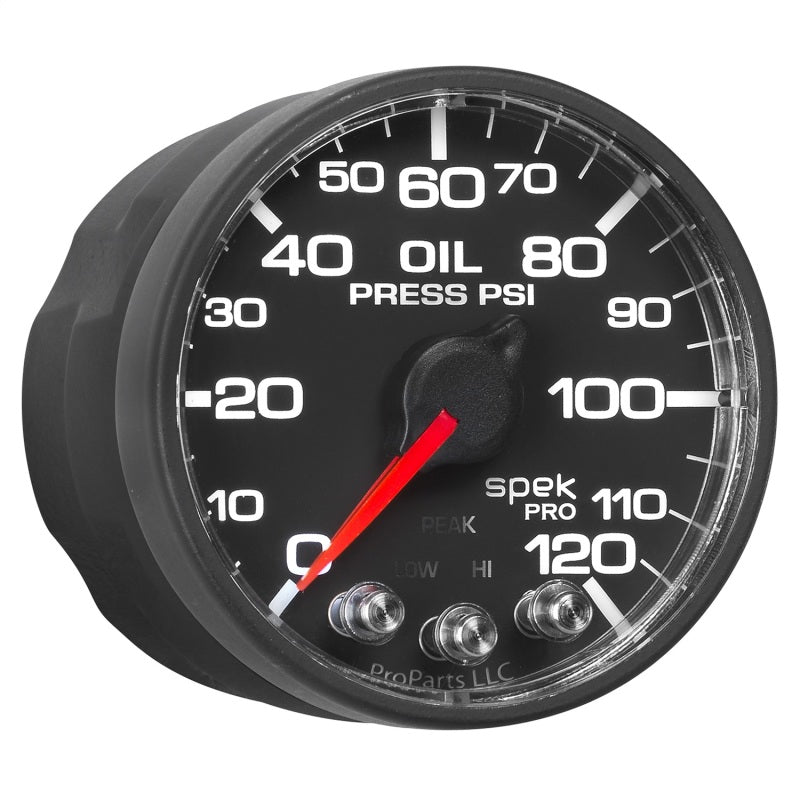 AutoMeter - Autometer Spek-Pro - Nascar 2-1/16in Oil Press 0-120 psi Bfb Ecu - Demon Performance
