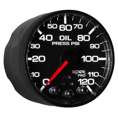 AutoMeter - Autometer Spek-Pro - Nascar 2-1/16in Oil Press 0-120 psi Bfb Ecu - Demon Performance