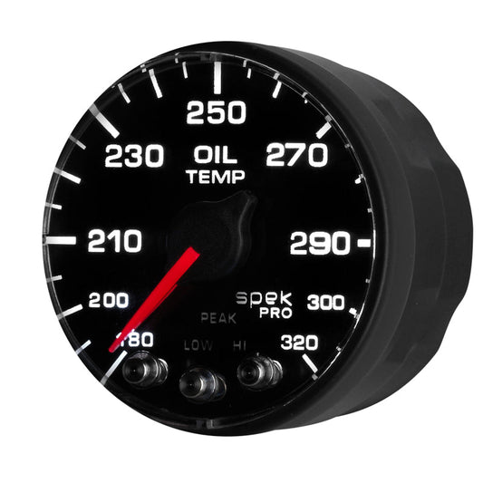 AutoMeter - Autometer Spek-Pro - Nascar 2-1/16in Oil Temp 180- 320F Bfb Ecu - Demon Performance