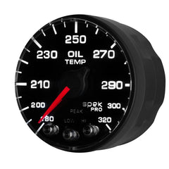 AutoMeter - Autometer Spek-Pro - Nascar 2-1/16in Oil Temp 180- 320F Bfb Ecu - Demon Performance