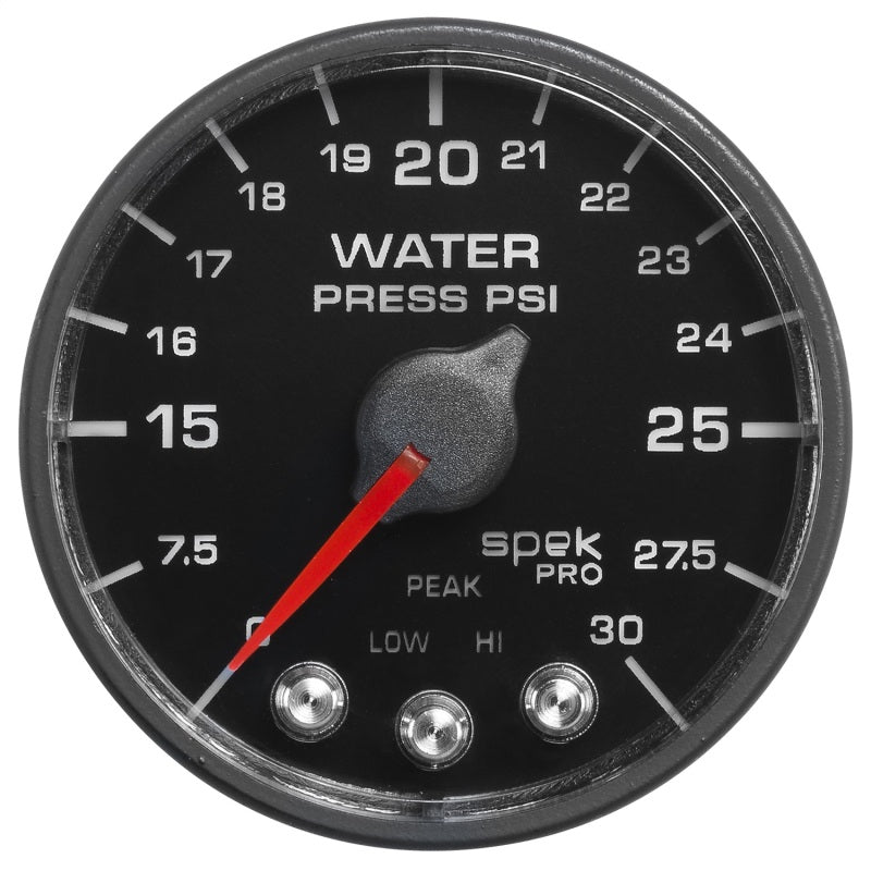 AutoMeter - Autometer Spek-Pro - Nascar 2-1/16in Water Press 0- 30 psi Bfb - Demon Performance