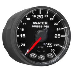 AutoMeter - Autometer Spek-Pro - Nascar 2-1/16in Water Press 0- 30 psi Bfb - Demon Performance