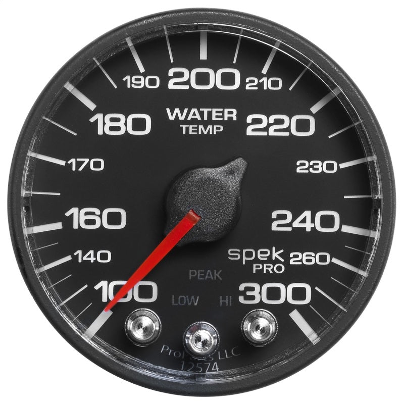 AutoMeter - Autometer Spek-Pro - Nascar 2-1/16in Water Temp 100- 300F Bfb Ecu - Demon Performance