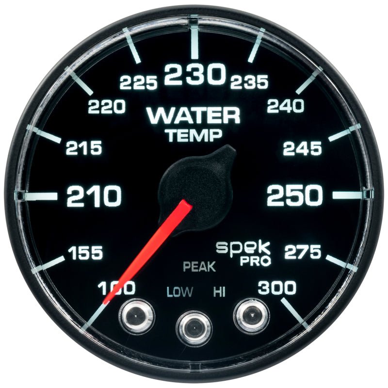 AutoMeter - Autometer Spek-Pro - Nascar 2-1/16in Water Temp 100- 300F Bfb Ecu - Demon Performance