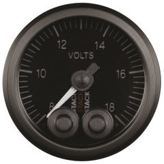 AutoMeter - Autometer Stack 52mm 8-18V Pro-Control Battery Voltage Gauge -Black - Demon Performance