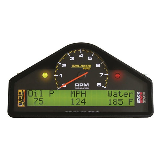 AutoMeter - AutoMeter Street Dash Display 8K RPM/MPH/Oilp/Oilt/Wtmp/Volt Pro-Comp - Demon Performance