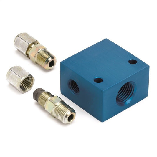 AutoMeter - Autometer Transmission Line Adapter Fitting for 5/16in O.D. Tubing 1/2in NPTF - Demon Performance
