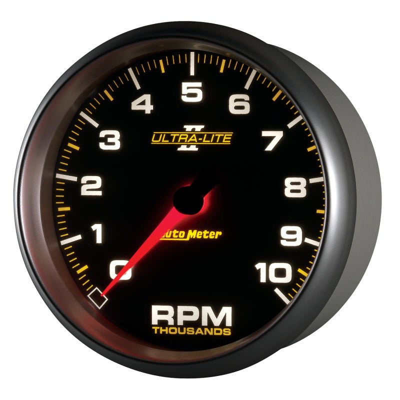 AutoMeter - Autometer Ultra-Lite II 5 Inch 10000 RPM In-Dash Tachometer - Demon Performance