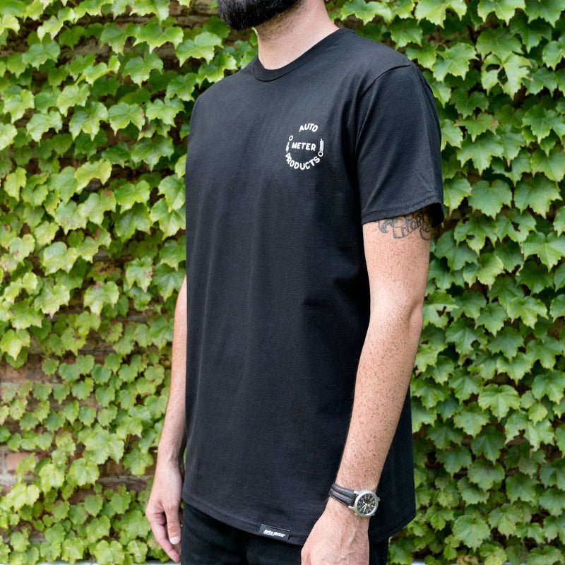 AutoMeter - Autometer Vintage T-Shirt Black Large - Demon Performance