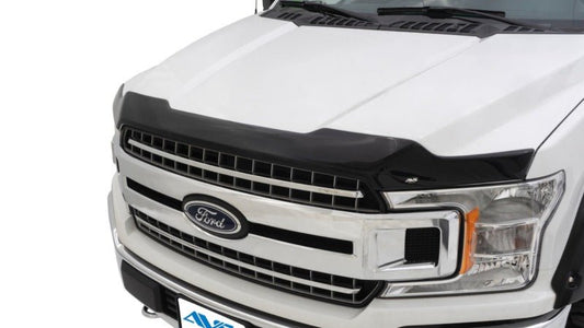 AVS - AVS 04-15 Nissan Armada Aeroskin Low Profile Acrylic Hood Shield - Smoke - Demon Performance
