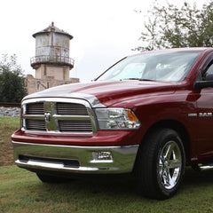 AVS - AVS 04-15 Nissan Armada Aeroskin Low Profile Hood Shield - Chrome - Demon Performance
