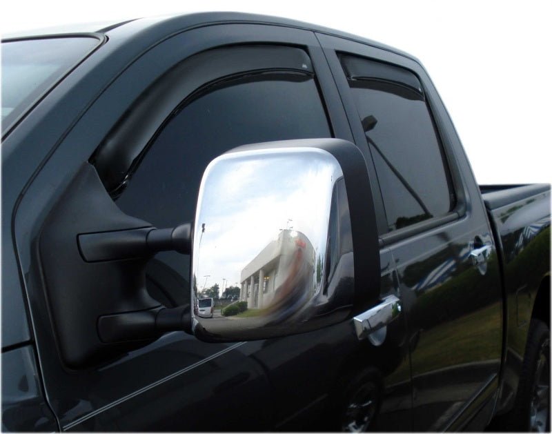 AVS - AVS 04-15 Nissan Titan Crew Cab Ventvisor In-Channel Front & Rear Window Deflectors 4pc - Smoke - Demon Performance